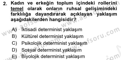 Ekonomi Sosyolojisi Dersi 2017 - 2018 Yılı 3 Ders Sınav Soruları 2. Soru