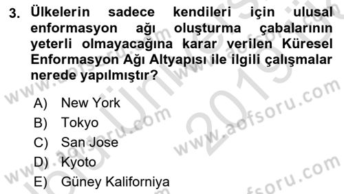 Ekonomi Sosyolojisi Dersi 2018 - 2019 Yılı 3 Ders Sınav Soruları 3. Soru