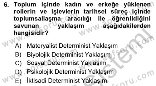 Ekonomi Sosyolojisi Dersi 2018 - 2019 Yılı Yaz Okulu Sınav Soruları 6. Soru