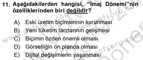 Ekonomi Sosyolojisi Dersi 2019 - 2020 Yılı (Final) Dönem Sonu Sınav Soruları 11. Soru