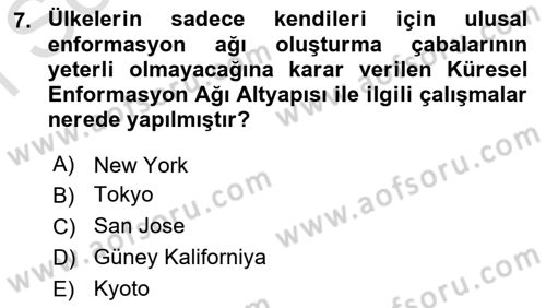 Ekonomi Sosyolojisi Dersi 2019 - 2020 Yılı (Final) Dönem Sonu Sınav Soruları 7. Soru