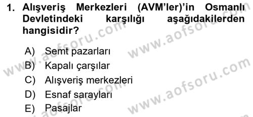 Ekonomi Sosyolojisi Dersi 2022 - 2023 Yılı Yaz Okulu Sınav Soruları 1. Soru
