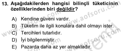 Ekonomi Sosyolojisi Dersi 2023 - 2024 Yılı (Final) Dönem Sonu Sınav Soruları 13. Soru