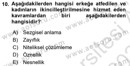 Ekonomi Sosyolojisi Dersi 2023 - 2024 Yılı Yaz Okulu Sınav Soruları 10. Soru