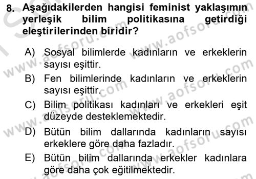 Ekonomi Sosyolojisi Dersi 2025 - 2026 Yılı (Final) Dönem Sonu Sınav Soruları 8. Soru