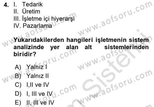 Ekonomi Sosyolojisi Dersi 2025 - 2026 Yılı Yaz Okulu Sınav Soruları 4. Soru