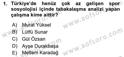 Toplumsal Tabakalaşma ve Eşitsizlik Dersi 2022 - 2023 Yılı Yaz Okulu Sınav Soruları 1. Soru