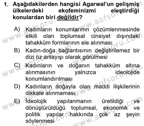 Aile Sosyolojisi Dersi 2019 - 2020 Yılı (Final) Dönem Sonu Sınav Soruları 1. Soru