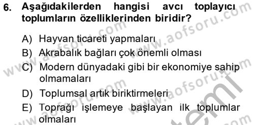 Endüstri Sosyolojisi Dersi 2014 - 2015 Yılı (Vize) Ara Sınav Soruları 6. Soru