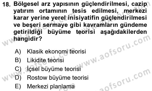 Endüstri Sosyolojisi Dersi 2015 - 2016 Yılı (Final) Dönem Sonu Sınav Soruları 18. Soru