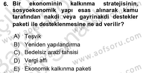 Endüstri Sosyolojisi Dersi 2016 - 2017 Yılı (Final) Dönem Sonu Sınav Soruları 6. Soru