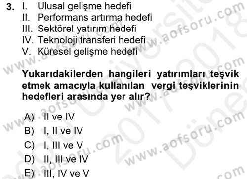 Endüstri Sosyolojisi Dersi 2017 - 2018 Yılı (Final) Dönem Sonu Sınav Soruları 3. Soru