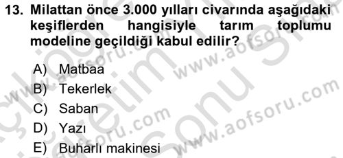 Endüstri Sosyolojisi Dersi 2025 - 2026 Yılı (Final) Dönem Sonu Sınav Soruları 13. Soru