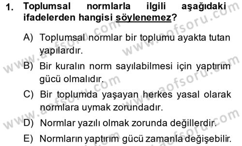 Kültür Sosyolojisi Dersi 2013 - 2014 Yılı (Final) Dönem Sonu Sınav Soruları 1. Soru