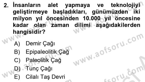Kültür Sosyolojisi Dersi 2019 - 2020 Yılı (Vize) Ara Sınav Soruları 2. Soru
