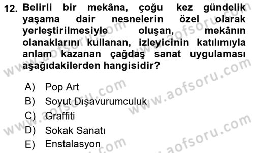 Kültür Sosyolojisi Dersi 2022 - 2023 Yılı (Final) Dönem Sonu Sınav Soruları 12. Soru