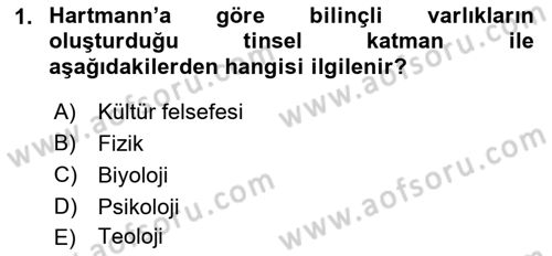 Kültür Sosyolojisi Dersi 2022 - 2023 Yılı Yaz Okulu Sınav Soruları 1. Soru
