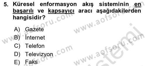 Kültür Sosyolojisi Dersi 2022 - 2023 Yılı Yaz Okulu Sınav Soruları 5. Soru