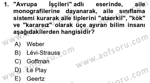 Kültür Sosyolojisi Dersi 2025 - 2026 Yılı (Final) Dönem Sonu Sınav Soruları 1. Soru