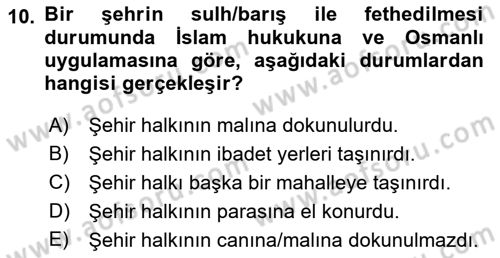Kent Sosyolojisi Dersi 2018 - 2019 Yılı 3 Ders Sınav Soruları 10. Soru