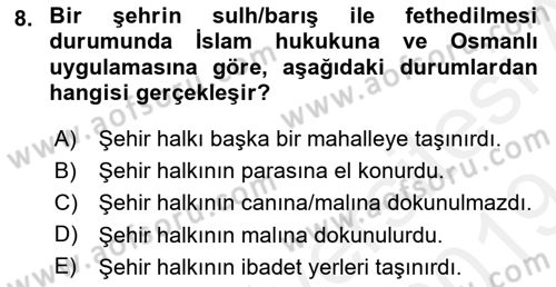 Kent Sosyolojisi Dersi 2018 - 2019 Yılı (Final) Dönem Sonu Sınav Soruları 8. Soru