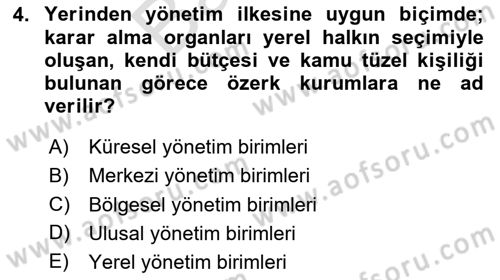 Kent Sosyolojisi Dersi 2023 - 2024 Yılı (Final) Dönem Sonu Sınav Soruları 4. Soru