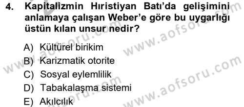 Yeni Toplumsal Hareketler Dersi 2012 - 2013 Yılı (Vize) Ara Sınav Soruları 4. Soru