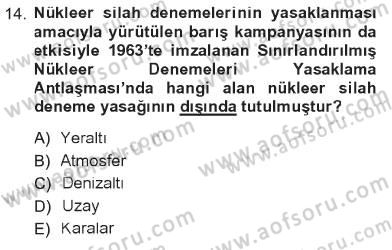Yeni Toplumsal Hareketler Dersi 2012 - 2013 Yılı Tek Ders Sınav Soruları 14. Soru