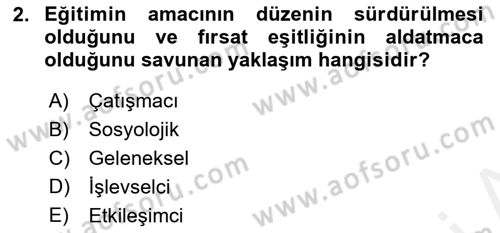 Yeni Toplumsal Hareketler Dersi 2018 - 2019 Yılı (Final) Dönem Sonu Sınav Soruları 2. Soru