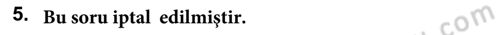 Yeni Toplumsal Hareketler Dersi 2018 - 2019 Yılı (Final) Dönem Sonu Sınav Soruları 5. Soru