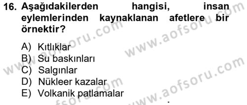 Toplumsal Cinsiyet Çalışmaları Dersi 2012 - 2013 Yılı (Vize) Ara Sınav Soruları 16. Soru