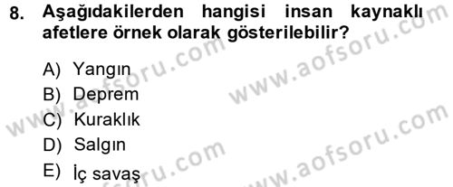 Toplumsal Cinsiyet Çalışmaları Dersi 2014 - 2015 Yılı (Final) Dönem Sonu Sınav Soruları 8. Soru