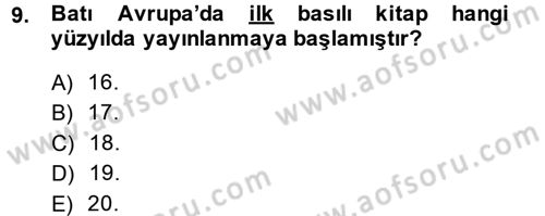 Toplumsal Cinsiyet Çalışmaları Dersi 2014 - 2015 Yılı (Final) Dönem Sonu Sınav Soruları 9. Soru