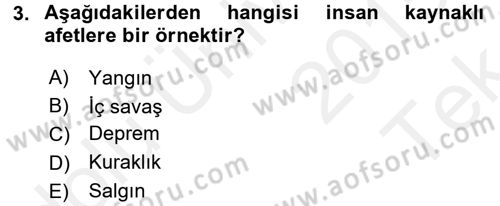Toplumsal Cinsiyet Çalışmaları Dersi 2015 - 2016 Yılı Tek Ders Sınav Soruları 3. Soru