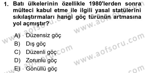 Toplumsal Cinsiyet Çalışmaları Dersi 2016 - 2017 Yılı 3 Ders Sınav Soruları 1. Soru