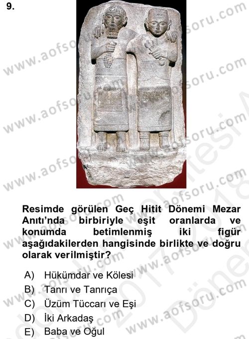 Toplumsal Cinsiyet Çalışmaları Dersi 2017 - 2018 Yılı (Final) Dönem Sonu Sınav Soruları 9. Soru