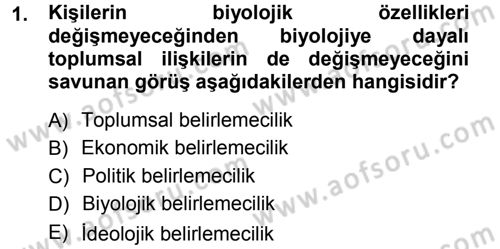 Toplumsal Cinsiyet Sosyolojisi Dersi 2012 - 2013 Yılı (Vize) Ara Sınav Soruları 1. Soru