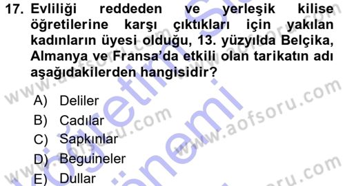 Toplumsal Cinsiyet Sosyolojisi Dersi 2015 - 2016 Yılı (Final) Dönem Sonu Sınav Soruları 17. Soru