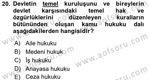 Toplumsal Cinsiyet Sosyolojisi Dersi 2016 - 2017 Yılı 3 Ders Sınav Soruları 20. Soru