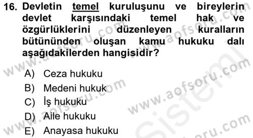 Toplumsal Cinsiyet Sosyolojisi Dersi 2016 - 2017 Yılı (Final) Dönem Sonu Sınav Soruları 16. Soru