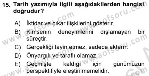 Toplumsal Cinsiyet Sosyolojisi Dersi 2022 - 2023 Yılı (Final) Dönem Sonu Sınav Soruları 15. Soru