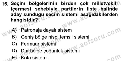 Toplumsal Cinsiyet Sosyolojisi Dersi 2023 - 2024 Yılı (Vize) Ara Sınav Soruları 16. Soru