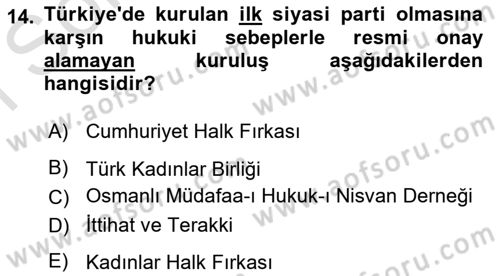 Toplumsal Cinsiyet Sosyolojisi Dersi 2023 - 2024 Yılı (Final) Dönem Sonu Sınav Soruları 14. Soru