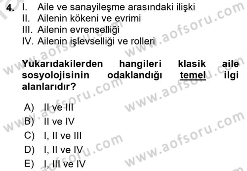 Toplumsal Cinsiyet Sosyolojisi Dersi 2023 - 2024 Yılı (Final) Dönem Sonu Sınav Soruları 4. Soru