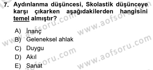 Toplumsal Cinsiyet Sosyolojisi Dersi 2025 - 2026 Yılı (Vize) Ara Sınav Soruları 7. Soru