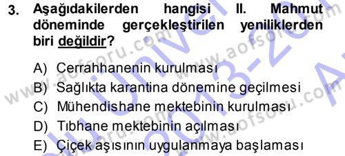 Türkiye´de Sosyoloji Dersi 2013 - 2014 Yılı (Vize) Ara Sınav Soruları 3. Soru