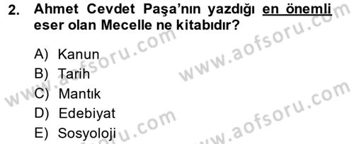 Türkiye´de Sosyoloji Dersi Ara Sınavı Deneme Sınav Soruları 2. Soru