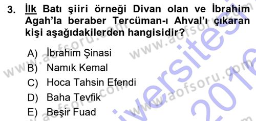 Türkiye´de Sosyoloji Dersi 2015 - 2016 Yılı (Vize) Ara Sınav Soruları 3. Soru