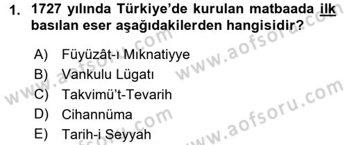 Türkiye´de Sosyoloji Dersi 2015 - 2016 Yılı (Final) Dönem Sonu Sınav Soruları 1. Soru