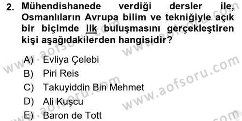 Türkiye´de Sosyoloji Dersi 2016 - 2017 Yılı (Final) Dönem Sonu Sınav Soruları 2. Soru